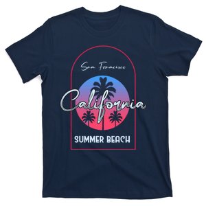 San Francisco California Summer Beach T-Shirt