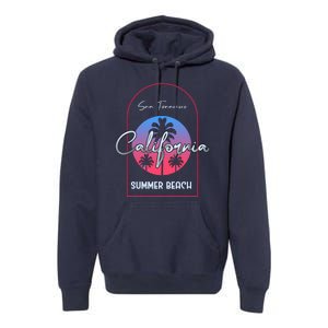 San Francisco California Summer Beach Premium Hoodie