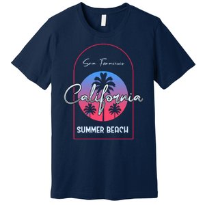 San Francisco California Summer Beach Premium T-Shirt