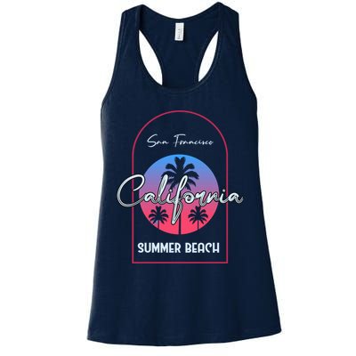 San Francisco California Summer Beach Womens Tank Top