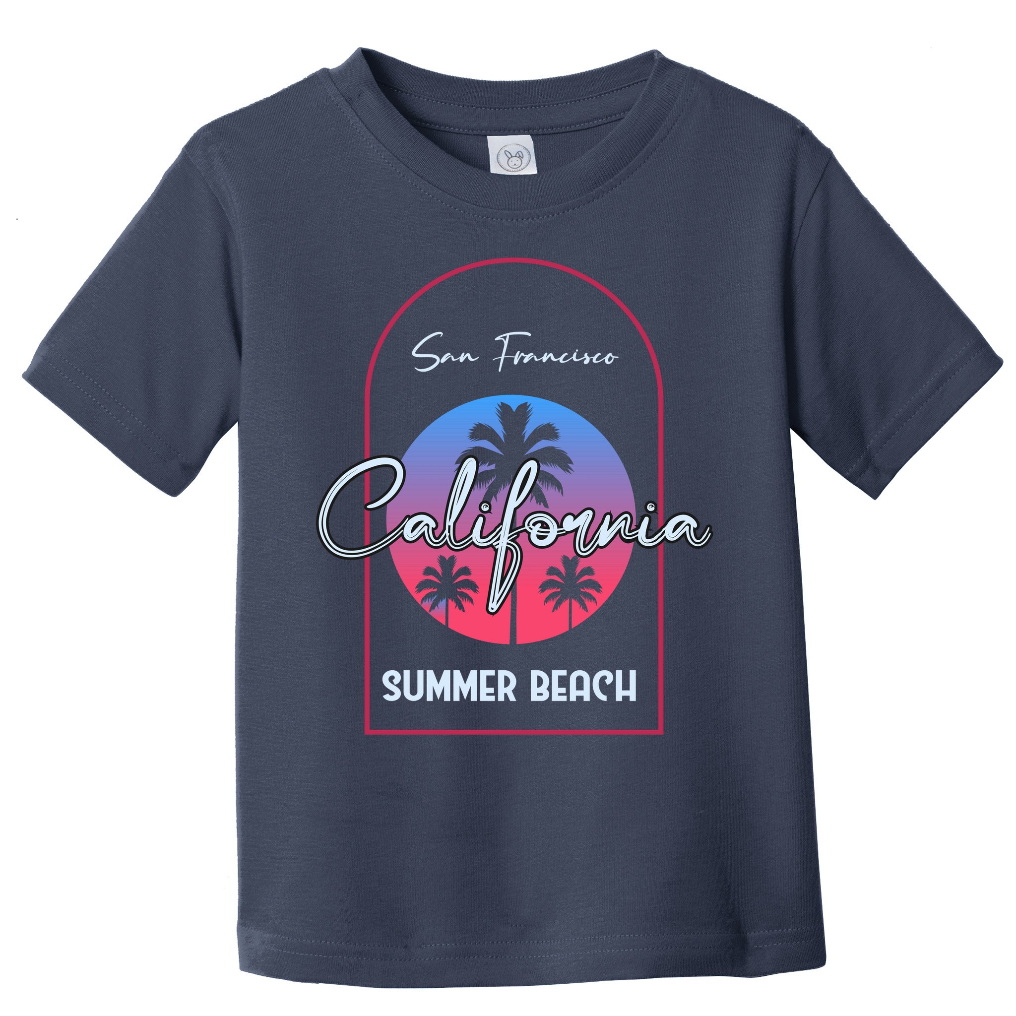 San Francisco California Summer Beach Toddler T-Shirt