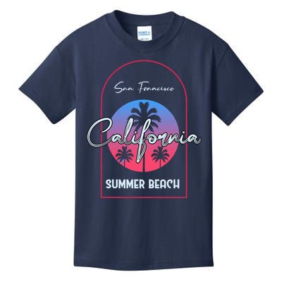 San Francisco California Summer Beach Kids T-Shirt