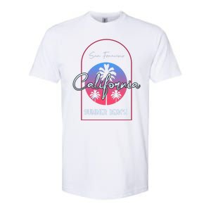 San Francisco California Summer Beach Softstyle CVC T-Shirt