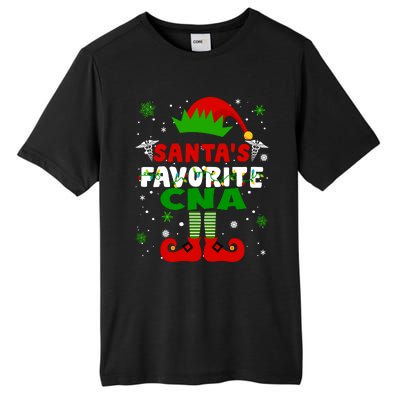 SantaS Favorite Cna Funny Christmas Gifts Tall Fusion ChromaSoft Performance T-Shirt