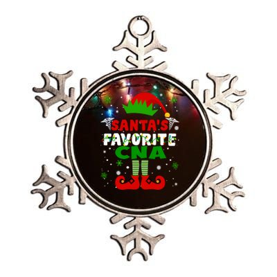 SantaS Favorite Cna Funny Christmas Gifts Metallic Star Ornament