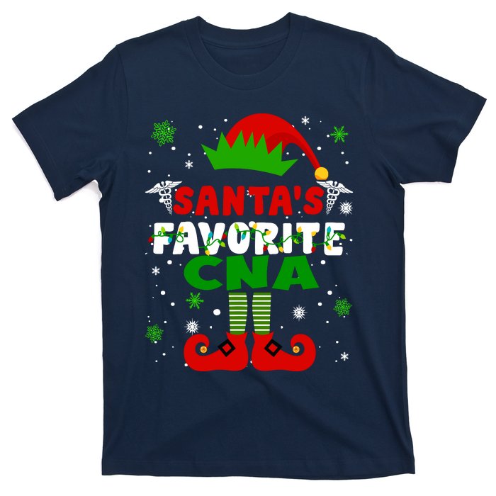 SantaS Favorite Cna Funny Christmas Gifts T-Shirt