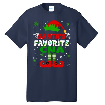 SantaS Favorite Cna Funny Christmas Gifts Tall T-Shirt