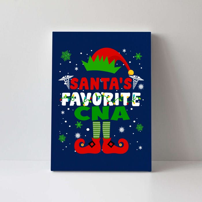 SantaS Favorite Cna Funny Christmas Gifts Canvas