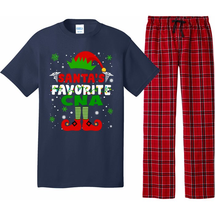 SantaS Favorite Cna Funny Christmas Gifts Pajama Set