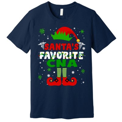 SantaS Favorite Cna Funny Christmas Gifts Premium T-Shirt