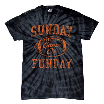 Sunday Funday Cleveland Football Retro Tie-Dye T-Shirt