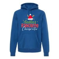 SantaS Favorite Chiropractor Christmas Gift Premium Hoodie