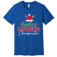 SantaS Favorite Chiropractor Christmas Gift Premium T-Shirt