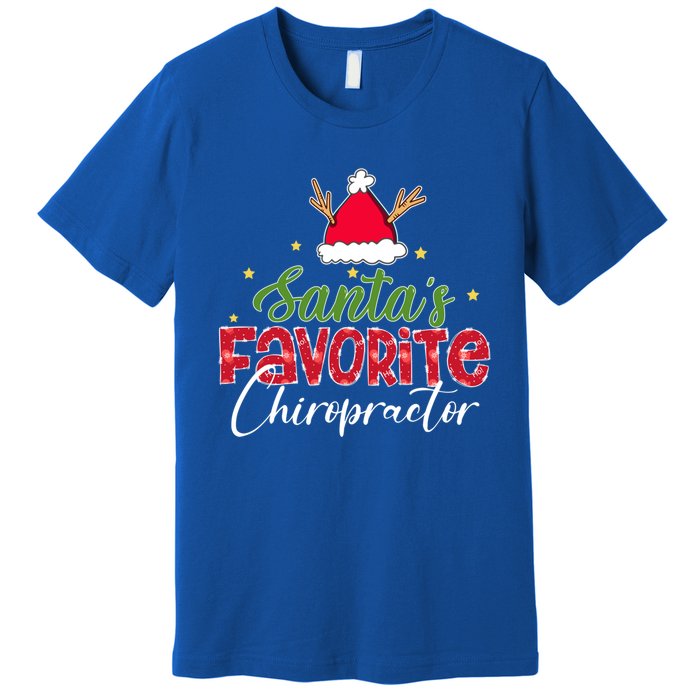 SantaS Favorite Chiropractor Christmas Gift Premium T-Shirt