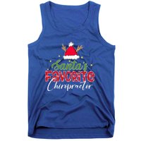 SantaS Favorite Chiropractor Christmas Gift Tank Top