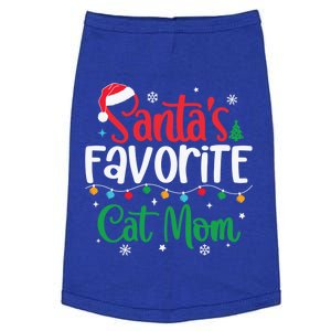 Santas Favorite Cat Mom Christmas Festive Holiday Gift Doggie Tank