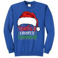 SantaS Favorite Chiropractor Funny Christmas Chiropractor Gift Sweatshirt