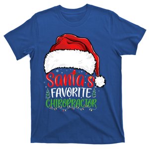 SantaS Favorite Chiropractor Funny Christmas Chiropractor Gift T-Shirt