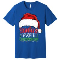 SantaS Favorite Chiropractor Funny Christmas Chiropractor Gift Premium T-Shirt