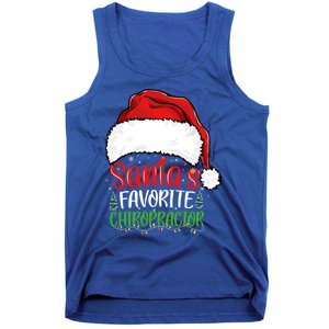 SantaS Favorite Chiropractor Funny Christmas Chiropractor Gift Tank Top