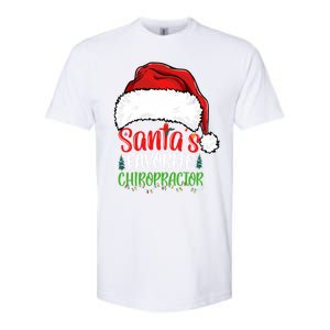 SantaS Favorite Chiropractor Funny Christmas Chiropractor Gift Softstyle CVC T-Shirt