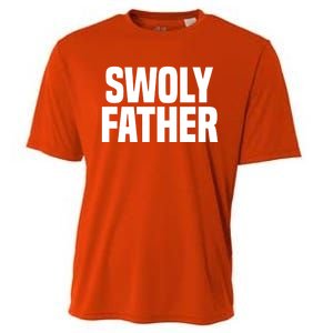 Swoly Father Cool Gift Novelty Fitness Cool Gift Father's Day Gift Idea Cooling Performance Crew T-Shirt