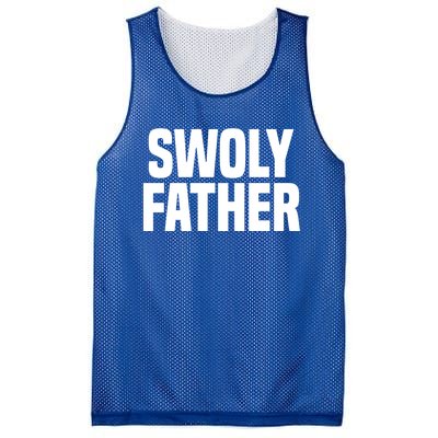 Swoly Father Cool Gift Novelty Fitness Cool Gift Father's Day Gift Idea Mesh Reversible Basketball Jersey Tank