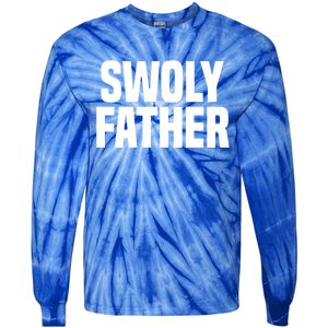 Swoly Father Cool Gift Novelty Fitness Cool Gift Father's Day Gift Idea Tie-Dye Long Sleeve Shirt