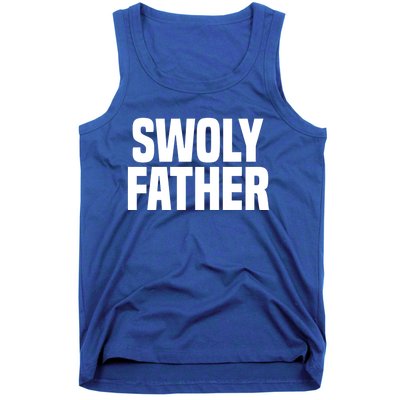 Swoly Father Cool Gift Novelty Fitness Cool Gift Father's Day Gift Idea Tank Top