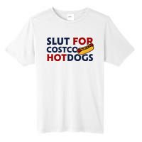 Sl!T For Costco Hotdogs Funny Lover Apparel Tall Fusion ChromaSoft Performance T-Shirt