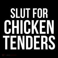 Slut For Chicken Tenders Flatbill Hat
