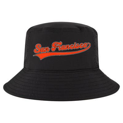 San Francisco California Retro Vintage Throwback Design Premium Cool Comfort Performance Bucket Hat