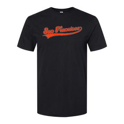 San Francisco California Retro Vintage Throwback Design Premium Softstyle CVC T-Shirt