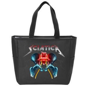 Sciatica Funny Chiropractor Spine Orthopedic Zip Tote Bag