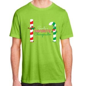 SantaS Favorite Chiropractor Funny Gift Adult ChromaSoft Performance T-Shirt