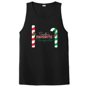 SantaS Favorite Chiropractor Funny Gift PosiCharge Competitor Tank