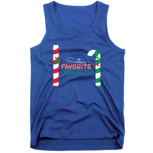 SantaS Favorite Chiropractor Funny Gift Tank Top