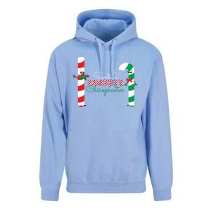 SantaS Favorite Chiropractor Funny Gift Unisex Surf Hoodie