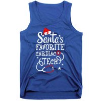 Santa's Favorite Cardiac Tech Christmas Cardiovascular Tech Gift Tank Top