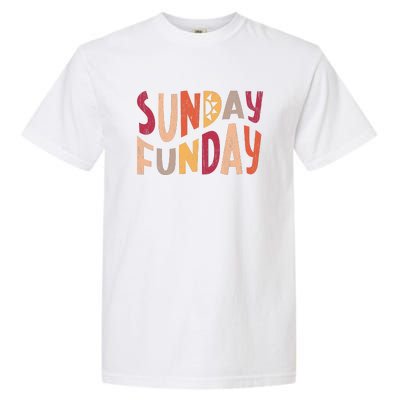 sunday funday football sunday cool typography funny sunday funday Garment-Dyed Heavyweight T-Shirt