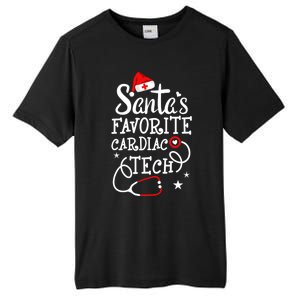 Santa's Favorite Cardiac Tech Christmas Cardiovascular Tech Cool Gift Tall Fusion ChromaSoft Performance T-Shirt