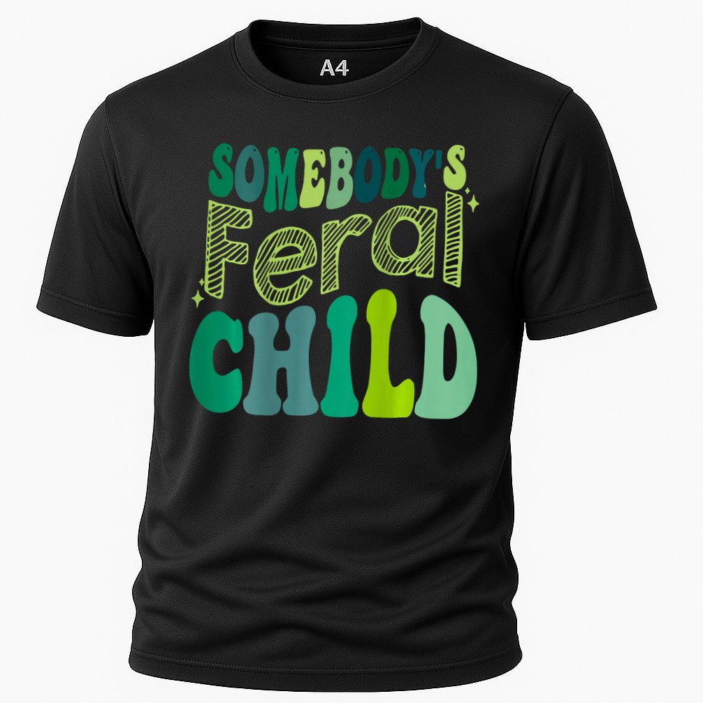 Somebodys Feral Child Cooling Performance Crew T-Shirt