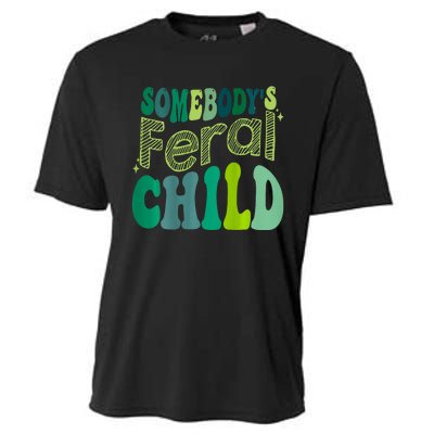 Somebodys Feral Child Cooling Performance Crew T-Shirt