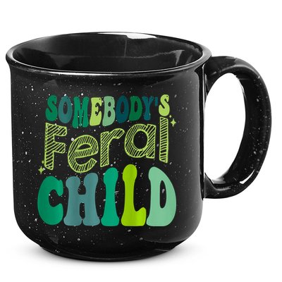 Somebodys Feral Child 15oz Campfire Ceramic Mug