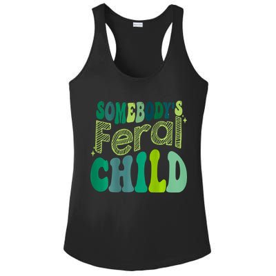 Somebodys Feral Child Ladies PosiCharge Competitor Racerback Tank