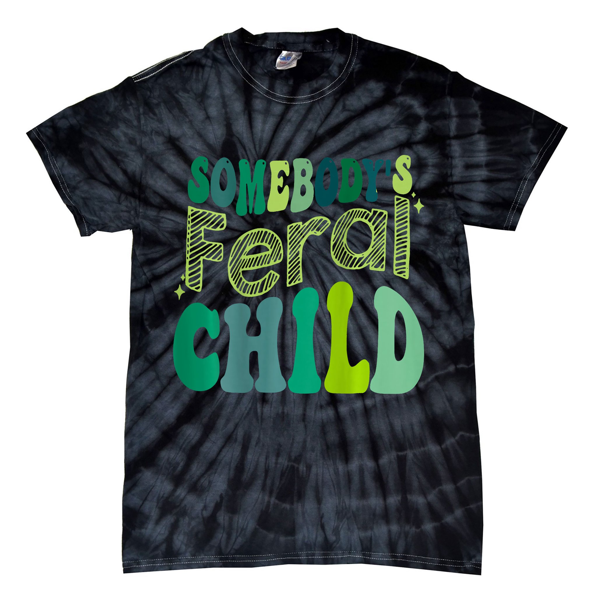 Somebodys Feral Child Tie-Dye T-Shirt