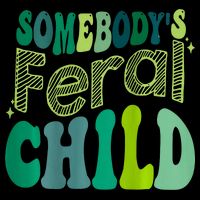 Somebodys Feral Child Cropped Pullover Crew