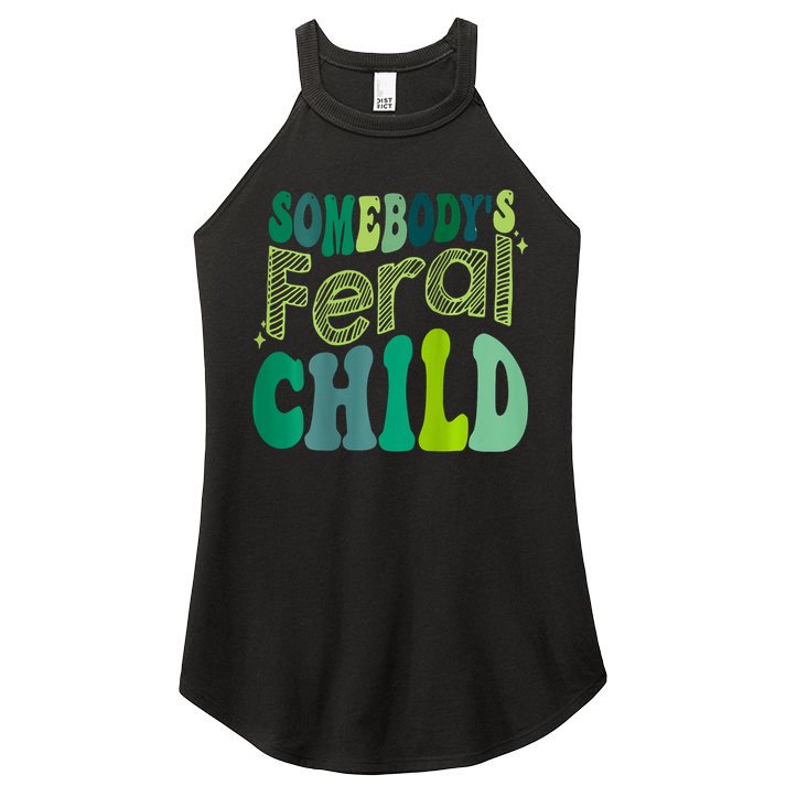 Somebodys Feral Child Women's Perfect Tri Rocker Tank