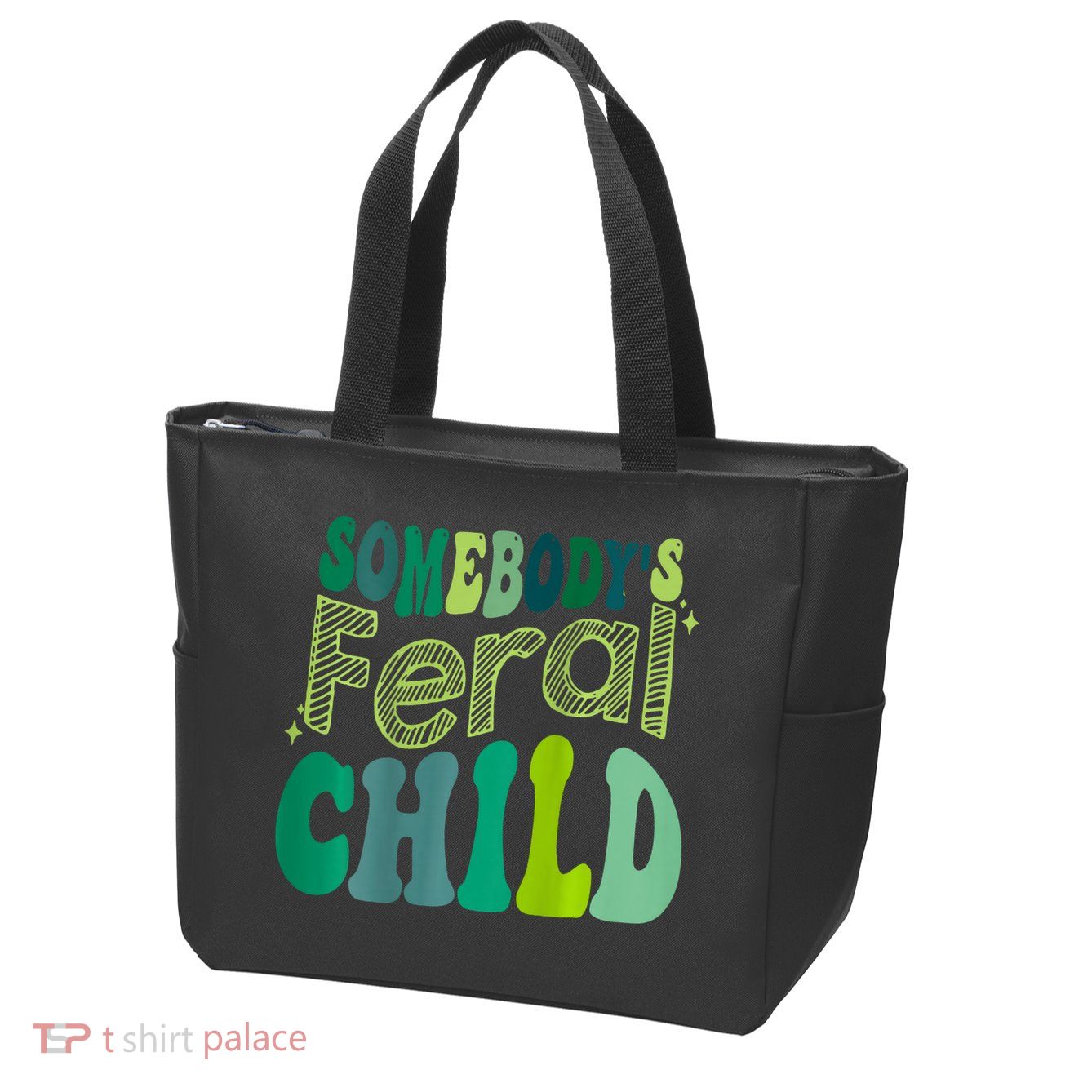 Somebodys Feral Child Zip Tote Bag