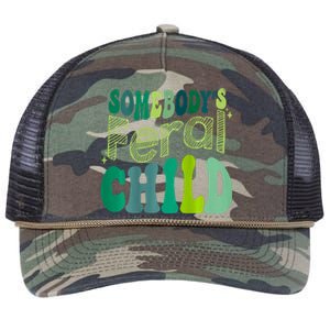 Somebodys Feral Child Retro Rope Trucker Hat Cap